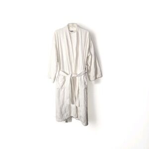 Chakir Linen Terry Cloth 100% Turkish Cotton Robe Size Large